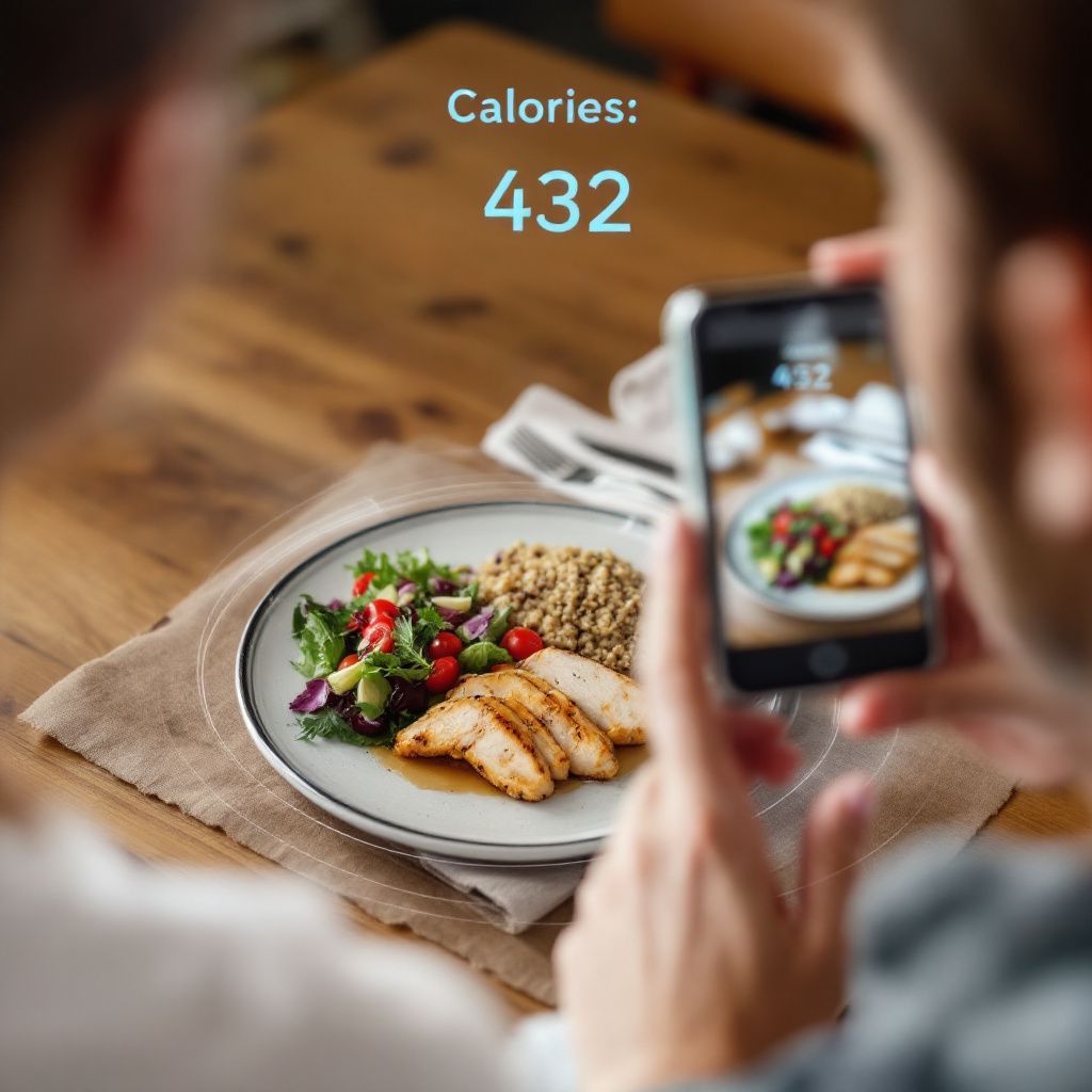 Track calories by taking a picture